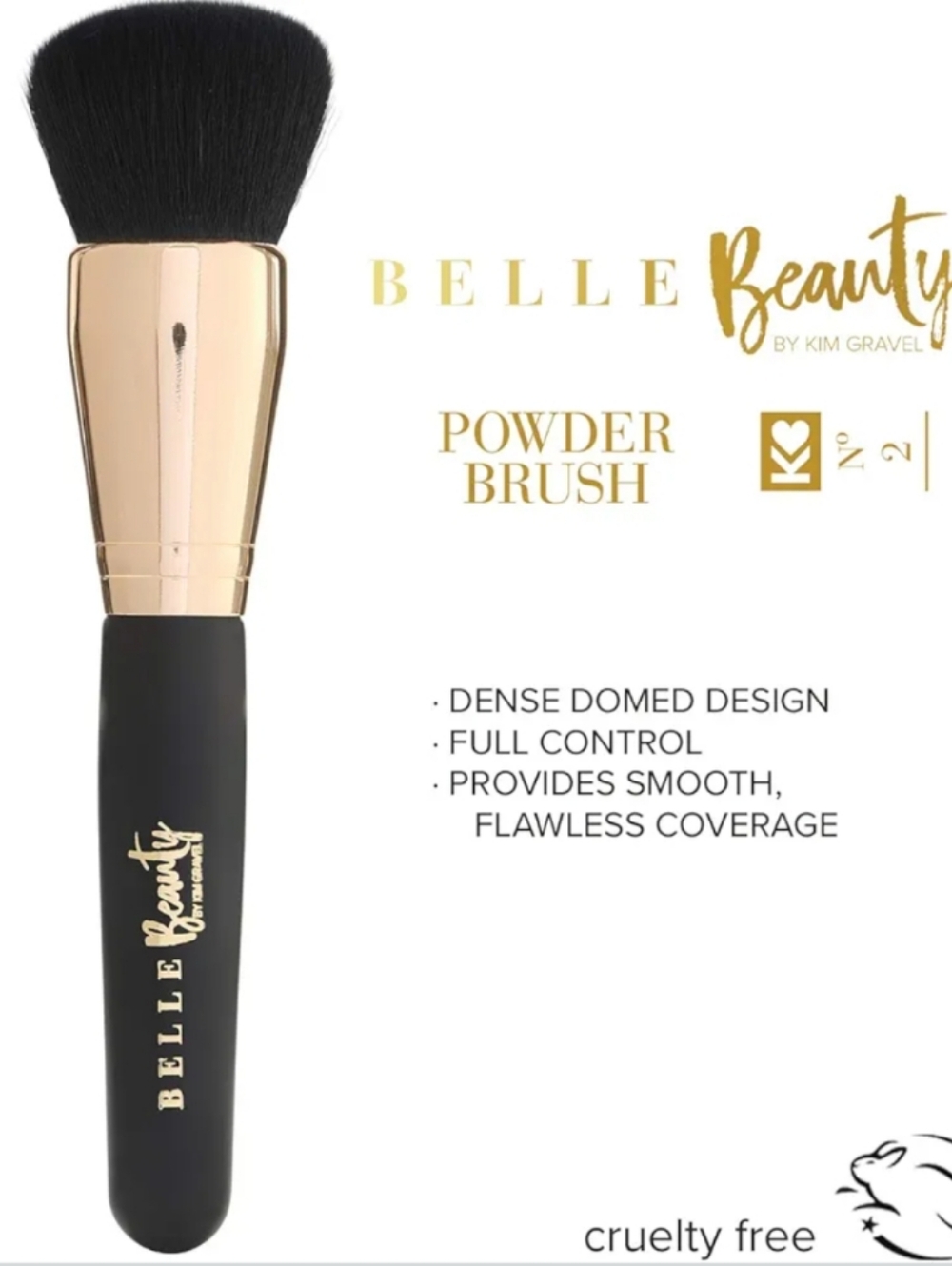Belle Beauty No 2 Powder Brush New